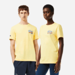 Lacoste camiseta esporte miami edição aberta homens amarelo 107 88BL216