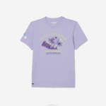 Lacoste camiseta esporte miami edição aberta homens roxo 3k0 88BL212 - Image 4