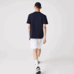 Lacoste camiseta esportiva respirável homens azul marinho 166 88BL53 - Image 3