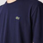 Lacoste camiseta esportiva respirável homens azul marinho 166 88BL53 - Image 4