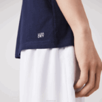 Lacoste camiseta esportiva respirável homens azul marinho 166 88BL53 - Image 7