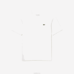 Lacoste camiseta esportiva respirável homens branco 001 88BL51 - Image 4