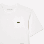 Lacoste camiseta esportiva respirável homens branco 001 88BL51 - Image 5