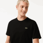 Lacoste camiseta esportiva respirável homens preto 031 88BL52 - Image 2