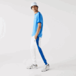 Lacoste camiseta gola contrastante regular fit homens azul 4x 88BL856 - Image 2