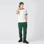 Lacoste camiseta gola contrastante regular fit homens branco 70v 88BL855 - Image 2