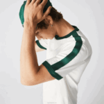 Lacoste camiseta gola contrastante regular fit homens branco 70v 88BL855 - Image 4