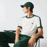 Lacoste camiseta gola contrastante regular fit homens branco 70v 88BL855 - Image 6