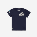 Lacoste camiseta miami open graphic logo crianças azul marinho 166 88BL3176