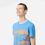 Lacoste camiseta tênis x novak djokovic homens azul l99 88BL152 - Image 2