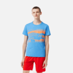 Lacoste camiseta tênis x novak djokovic homens azul l99 88BL152