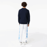 Lacoste camisola de algodão orgânico distintivo homens azul marinho 166 88BL988 - Image 3