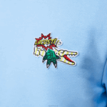 Lacoste camisola de algodão orgânico distintivo homens hbp azul 88BL990 - Image 4