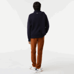 Lacoste camisola de crocodilo homens azul marinho 166 88BL1380 - Image 3