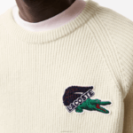 Lacoste camisola de crocodilo homens branco xfj 88BL1381 - Image 4