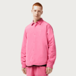 Lacoste camisola repelente de água homens rosa 2r3 88BL498