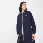 Lacoste capa de chuva dobrável esportiva edição francesa do espírito esportivo homens azul marinho branco vermelho lei 88BL1296