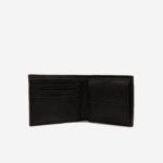 Lacoste carteira clássica petit pique três cartões homens preto 000 88BL2060 - Image 2