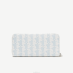 Lacoste carteira com zíper e estampa de monograma mulheres mono farine panorama l58 88BL2775 - Image 2