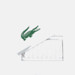 Lacoste carteira com zíper e estampa de monograma mulheres mono farine panorama l58 88BL2775 - Image 4