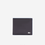 Lacoste carteira de couro fitzgerald homens imã lazuli g74 88BL1946