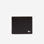 Lacoste carteira de couro fitzgerald homens marrom escuro 028 88BL1944