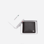 Lacoste carteira de couro fitzgerald homens marrom escuro 028 88BL1944 - Image 3