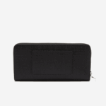 Lacoste carteira grande chantaco couro piquê com zíper mulheres preto 000 88BL2891 - Image 2