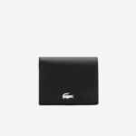 Lacoste carteira pequena dobrável anna mulheres noir krema a91 88BL2840