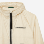 Lacoste casaco curto com capuz homens branco preto aj8 88BL382 - Image 6