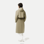 Lacoste casaco oversized mulheres bege cb8 88BL2434 - Image 2