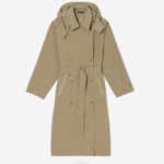 Lacoste casaco oversized mulheres bege cb8 88BL2434 - Image 3