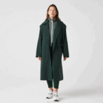 Lacoste casaco oversized mulheres verde r89 88BL2436 - Image 11