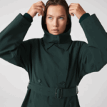 Lacoste casaco oversized mulheres verde r89 88BL2436 - Image 3