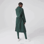 Lacoste casaco oversized mulheres verde r89 88BL2436 - Image 5