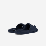 Lacoste chinelos sintéticos croco dualiste homens marinho e branco 092 88BL1877 - Image 3