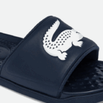 Lacoste chinelos sintéticos croco dualiste homens marinho e branco 092 88BL1877 - Image 5