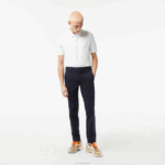 Lacoste chino de algodão elástico slim fit homens azul marinho 166 88BL500
