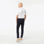 Lacoste chino de algodão elástico slim fit homens azul marinho 166 88BL500 - Image 3