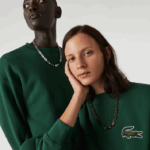 Lacoste colar conjunto mulheres ouro amarelo e preto 721 88BL2202