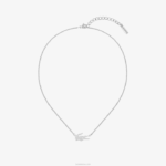 Lacoste colar de crocodilo mulheres prata 045 88BL2905 - Image 2