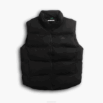 Lacoste colete de capuz dobrável homens preto 031 88BL1259