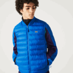 Lacoste colete repelente de água acolchoado homens azul k1q 88BL1251 - Image 2