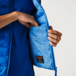 Lacoste colete repelente de água acolchoado homens azul k1q 88BL1251 - Image 4