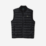 Lacoste colete repelente de água acolchoado homens preto 031 88BL1252 - Image 5