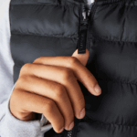 Lacoste colete repelente de água acolchoado homens preto 031 88BL1252 - Image 6