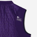 Lacoste colete reversível acolchoado esportivo homens roxo azul marinho se3 88BL386 - Image 6