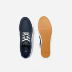 Lacoste couro de convés bayliss e sapatos de barco sintéticos homens marinho e branco 092 88BL1803 - Image 3