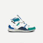Lacoste couro run breaker e calçados outdoor sintéticos homens branco verde wg1 88BL1847