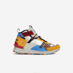Lacoste couro run breaker e calçados outdoor sintéticos homens off white & brown ow8 88BL1848